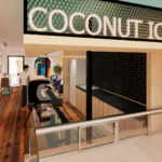 3D rendering of a stunning ice cream parlour sign by Architect Samui Nay on Koh Samui
