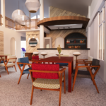 Stunning 3D drawing concept interior design by Architect Samui Nay on Koh Samui