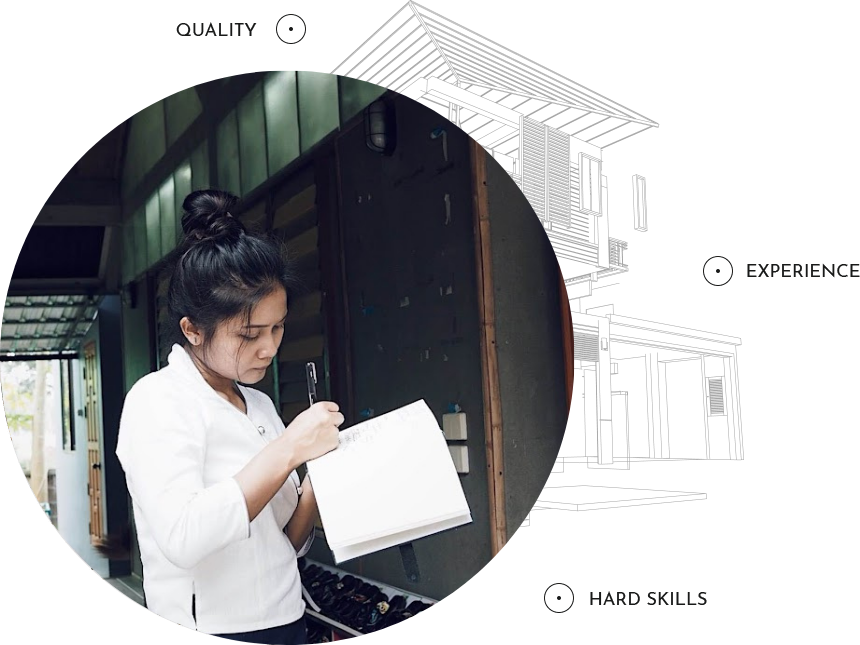 Architect-Samui-drawing-and-sketching-a-design
