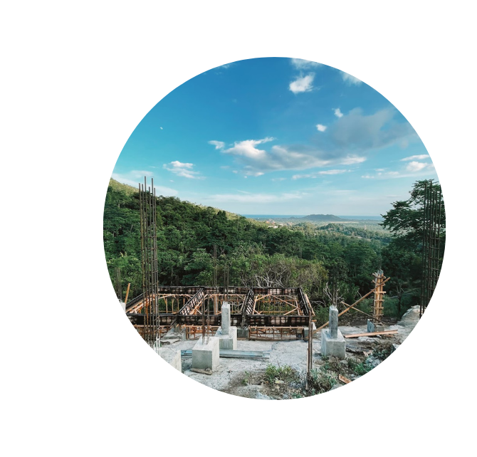 Koh-Samui-construction-in-progress-of-a-design-by-architect-Nay